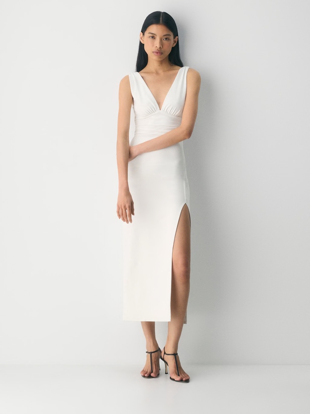 Aritzia Original Contour Waver Dress in Light Birch
